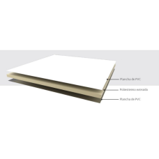 BIPAINEL PVC 3000X1220X20X1.5 BRANCO